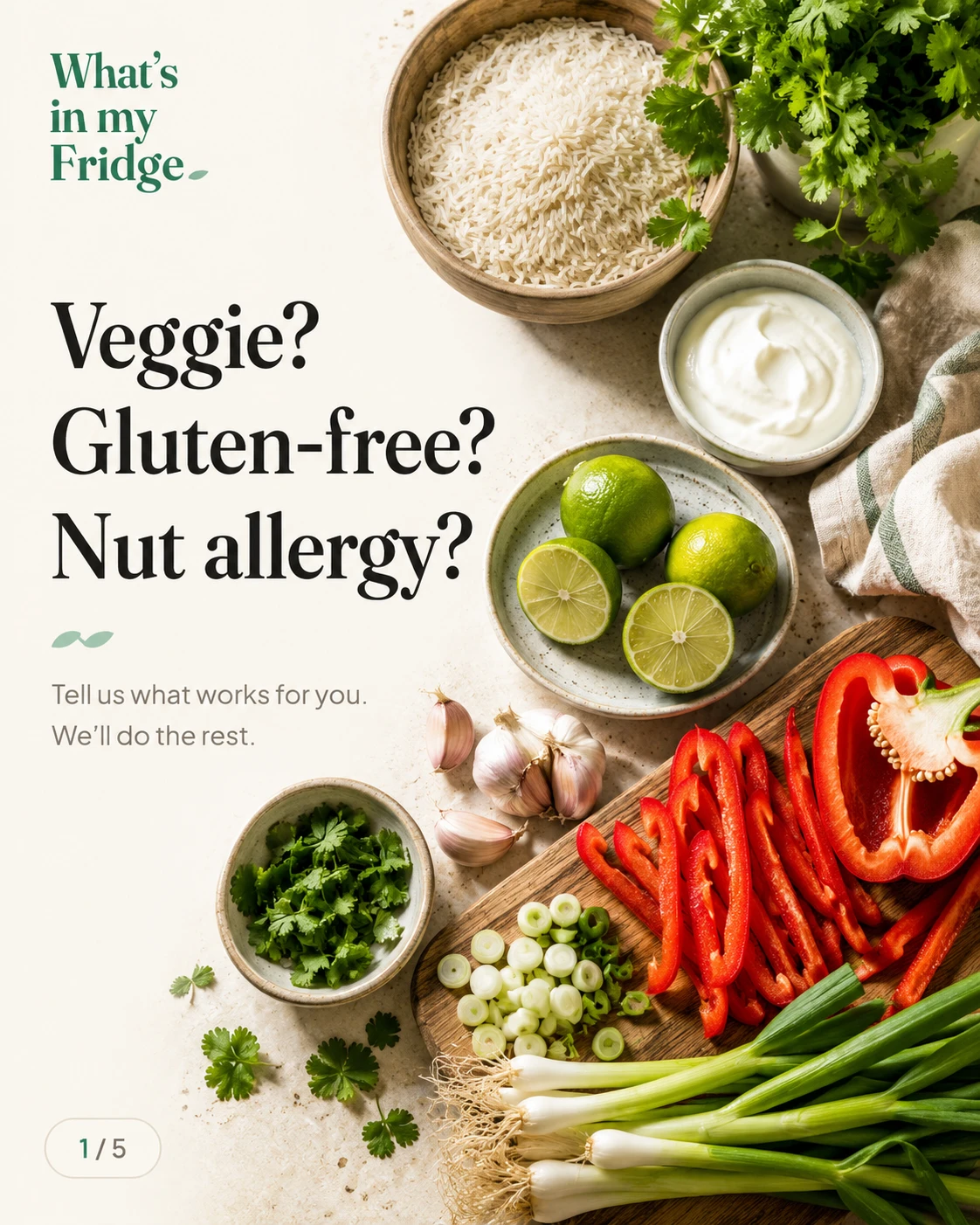 Veggie, Gluten-Free or Nut Allergy? Meal Ideas That Fit